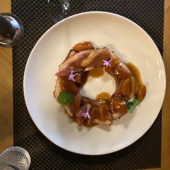Vivo - Duck with marinated mandarin. - Tapas Bars Near Me - Barcelona, B Vivo - Duck with marinated mandarin. - Tapas Bars Near Me - Barcelona, B