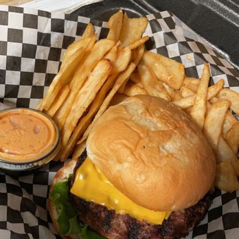 Moby Dick Brewing - Burger with gluten free bun - Seafood Near Me - New Bedford, Massachusetts Moby Dick Brewing - Burger with gluten free bun - Seafood Near Me - New Bedford, Massachusetts