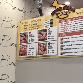 Boom Boom Chicken - Menu - Korean Near Me - Edison, New Jersey
