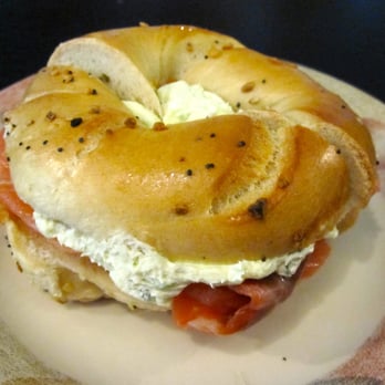 Bagel Hole - Everything bagel with scallion cream cheese and lox - Bagels Near Me - Brooklyn, New York Bagel Hole - Everything bagel with scallion cream cheese and lox - Bagels Near Me - Brooklyn, New York