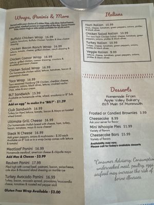 Menu photo 4 Tj's Pizzeria Winthrop, ME