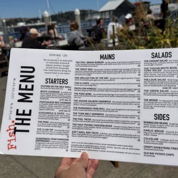 Fish - Menu - Seafood Near Me - Sausalito, California