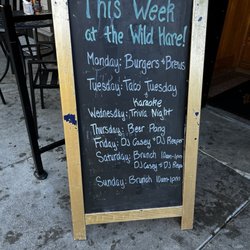 The Kitchen At The Wild Hare - The full menu isn't available every day.
