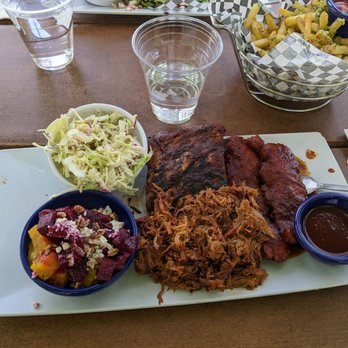 Joe's Farm Grill - BBQ Sampler platter - American Near Me - Gilbert, Arizona