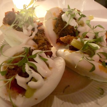 Ladybird - Buffalo Maitake Buns – Steamed Bao, Pickled Celery, Ranch - Vegan Near Me - New York, New York Ladybird - Buffalo Maitake Buns – Steamed Bao, Pickled Celery, Ranch - Vegan Near Me - New York, New York