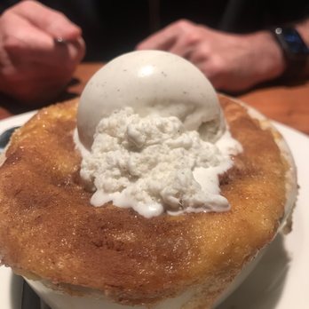 Charleston's - Peach cobbler a la mode. - American Near Me - Carmel, Indiana Charleston's - Peach cobbler a la mode. - American Near Me - Carmel, Indiana