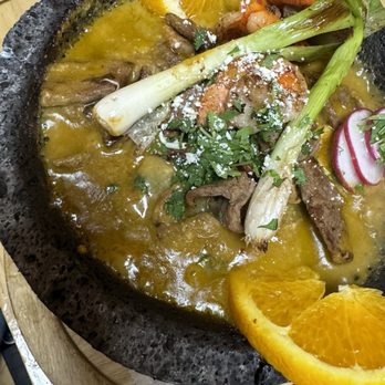 Las Casuelas - Three meat molcajete - Mexican Near Me - Modesto, California
