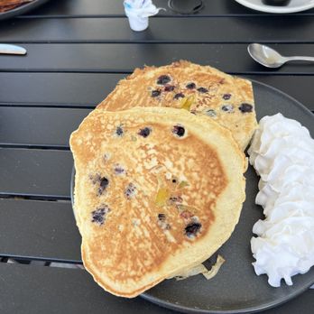 Breakfast at Victoria's AMI - Blueberry Orange Pancakes - Breakfast & Brunch Near Me - Holmes Beach, Florida