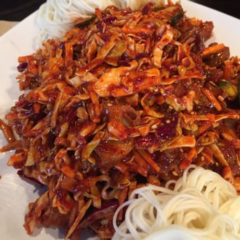 ChiMek - Cold noodles with moon snail. For all you adventurous eaters.. - Korean Near Me - Santa Clara, California