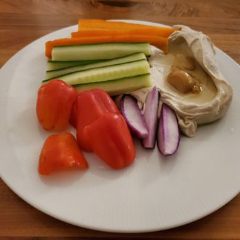 1540 Room - Whipped tahini made gluten-free by doubling the veggies - huge! Loved the smooth tahini. - Southern Near Me - Savannah, Georgia