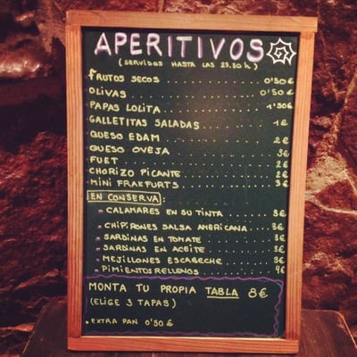 Menu photo 4 L'Ermità Valencia, V