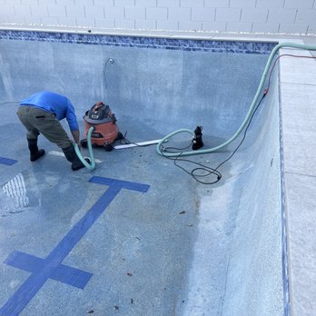 True Pool Service - Working hard to unclog the pipe. - Swimming Pools Near Me True Pool Service - Working hard to unclog the pipe. - Swimming Pools Near Me