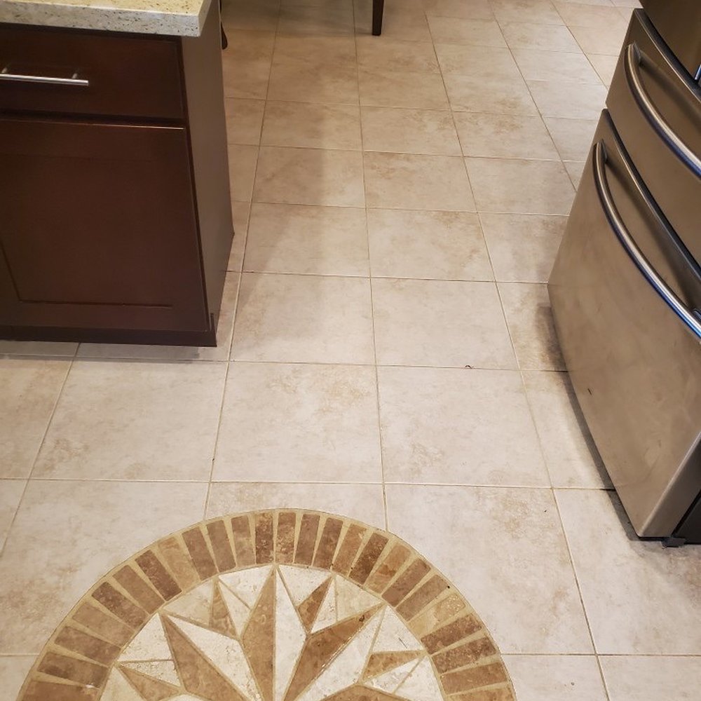 FH Carpet Cleaning - Grout from hall and dinning area - Carpet Cleaning Near Me