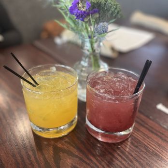 Pheasant Blue - two cocktails on a table - Cocktail Bars Near Me - Douglasville, Georgia Pheasant Blue - two cocktails on a table - Cocktail Bars Near Me - Douglasville, Georgia