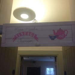 Miss Maud's Vintage Tearoom - Sign inside hall