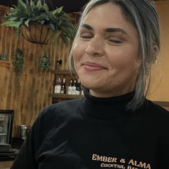 Ember & Alma - Our beautiful waitress - Cocktail Bars Near Me - Marlborough, Massachusetts