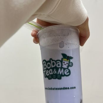 Boba Tea & Me - a hand holding a cup of boba tea - Bubble Tea Near Me - Santa Monica, California