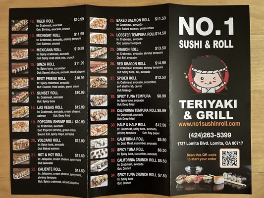 Menu photo 7 No. 1 Sushi & Roll Lomita, CA Menu photo 7 No. 1 Sushi & Roll Lomita, CA