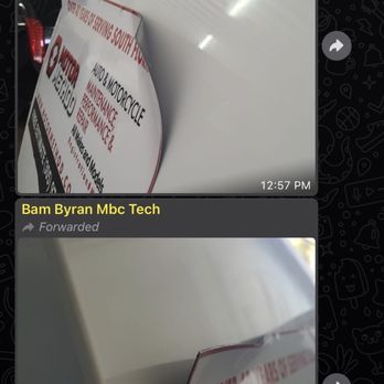 Minuteman Press - This are the photos I received from my disgruntled clients after they attempted to use the magnets. - Printing Services Near Me - Miami, Florida