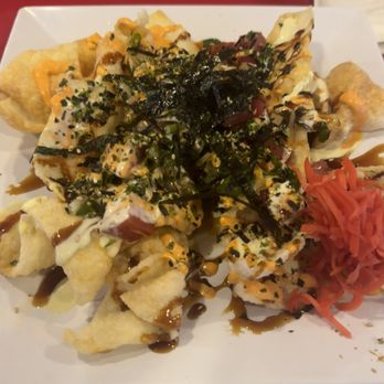 Champs Hawaii - Island Style Poke Nachos - Sports Bars Near Me - Honolulu, Hawaii Champs Hawaii - Island Style Poke Nachos - Sports Bars Near Me - Honolulu, Hawaii