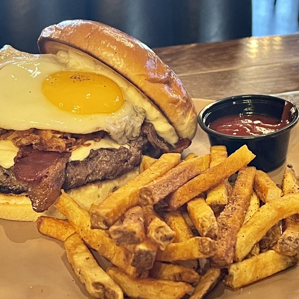 Breakfast burger Breakfast burger