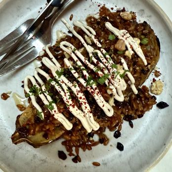 Yalla - Charred Eggplant - Mediterranean Near Me - Portland, Oregon Yalla - Charred Eggplant - Mediterranean Near Me - Portland, Oregon