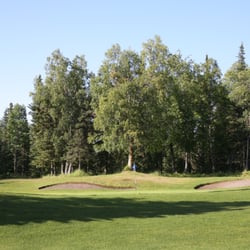 Kenai Golf Course & Cafe - Getting to the pin.