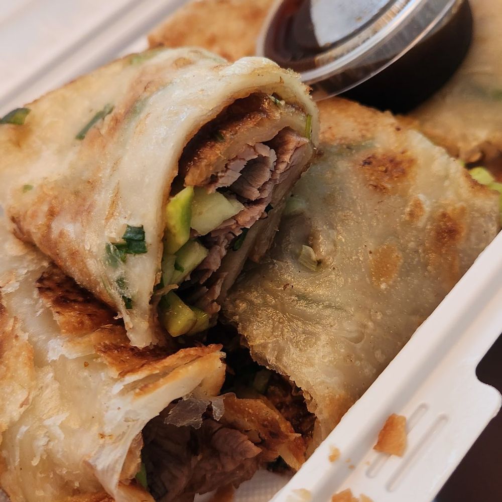 Jingle Bao - Beef scallion pancake wrap - Chinese Near Me - Fresno, California