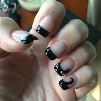 Mimosa Nail - Love this design that Andy did for me- better than the photo I brought him! - Nail Salons Near Me - Nashua, New Hampshire