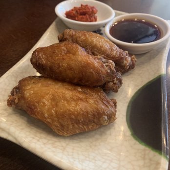 Happy Kitchen - Spicy Chicken wings (5) sauce on side - Japanese Near Me - Jackson Heights, New York