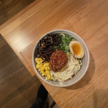 Kaiju Ramen - The assembly of the black miso cheese ramen to go. - Ramen Near Me - Washington, DC, District of Columbia Kaiju Ramen - The assembly of the black miso cheese ramen to go. - Ramen Near Me - Washington, DC, District of Columbia