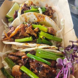 The Tasty Plate - Jerk Oyster Mushroom Tacos