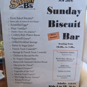 Sammy B's - New 2019 Brunch menu - New American Near Me - Lebanon, Tennessee Sammy B's - New 2019 Brunch menu - New American Near Me - Lebanon, Tennessee