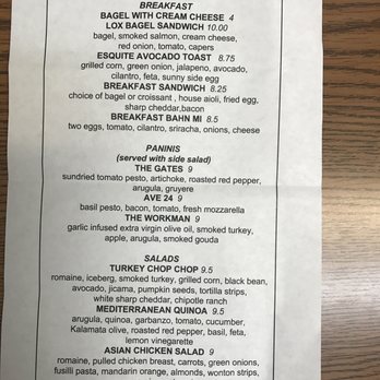 B Twentyfour - Menu Page 1 - Coffee & Tea Near Me - Los Angeles, California