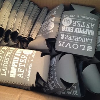 InkLab Printing - Custom Wedding Koozies - Vehicle Wraps Near Me - Yuba City, California