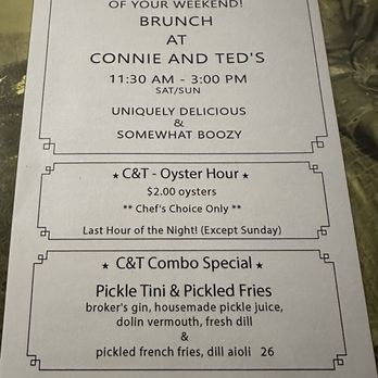 Connie & Ted's - Seafood Near Me - West Hollywood, California Connie & Ted's - Seafood Near Me - West Hollywood, California