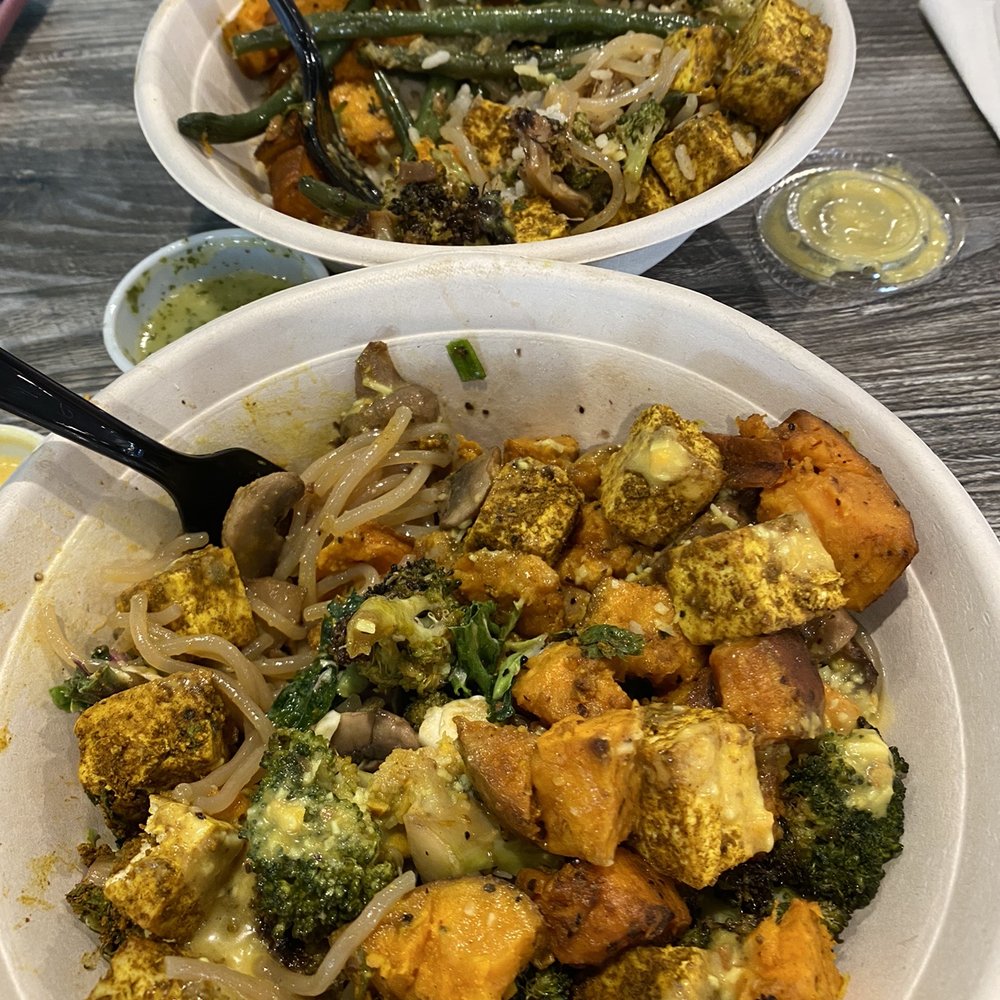 Mahana Fresh - Two bowls with tofu. - New American Near Me - Charlotte, North Carolina Mahana Fresh - Two bowls with tofu. - New American Near Me - Charlotte, North Carolina