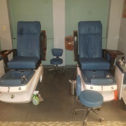C K Nails - They have 7 pedicure massage chairs and even 2 for kids.
