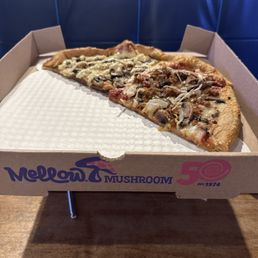 Wonderful pizza with mushrooms Wonderful pizza with mushrooms