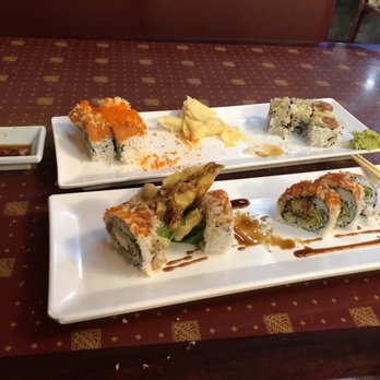 Yi Sushi Bistro - Spider roll, Honolulu roll and the true love roll, partially eaten - Japanese Near Me - Midvale, Utah Yi Sushi Bistro - Spider roll, Honolulu roll and the true love roll, partially eaten - Japanese Near Me - Midvale, Utah