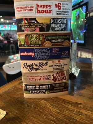 Menu photo 3 Moonshine Deck Icehouse Magnolia, TX