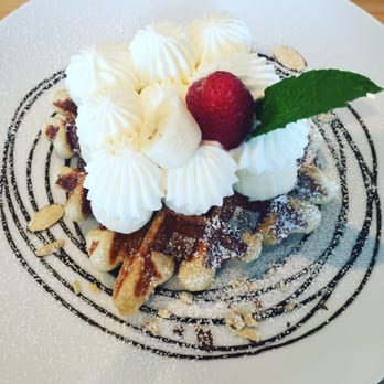 Cafe Maji - Banana waffle - Coffee & Tea Near Me - Artesia, California