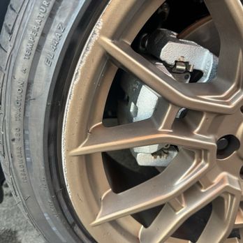 GO Car Wash - Damaged rim from machine - Car Wash Near Me - San Bernardino, California GO Car Wash - Damaged rim from machine - Car Wash Near Me - San Bernardino, California