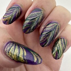 Nails Design - Mardi Gras