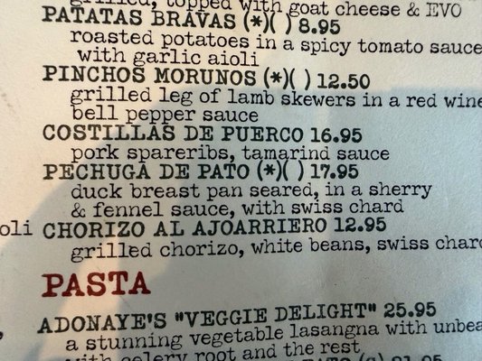Menu photo 4 Aioli Bodega Espanola Sacramento, CA