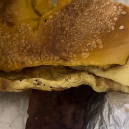 Black hairs on sandwich. According to employee, broom bristles.... Embarrassing Black hairs on sandwich. According to employee, broom bristles.... Embarrassing