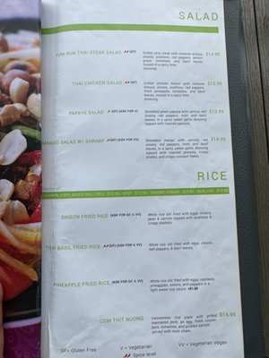 Menu photo 2 Saigon Bangkok Restaurant Williamsville, NY