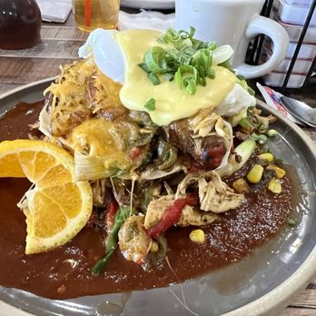 Eggscellent - Baja Chicken Hash Stack - Breakfast & Brunch Near Me - Las Vegas, Nevada