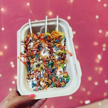 Cerealsly Milky - a hand holding a container of cereals - Ice Cream & Frozen Yogurt Near Me - Juneau, Alaska Cerealsly Milky - a hand holding a container of cereals - Ice Cream & Frozen Yogurt Near Me - Juneau, Alaska