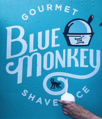 Blue Monkey Shaved Ice by null